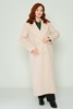 Dolce Bella Casual Woman Coats Mink Mink Dark Camel Dark لون كريم