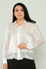 Mac Park Casual Plus Size Shirts Stone Ekru