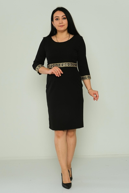 Biscuit Casual Dress Black