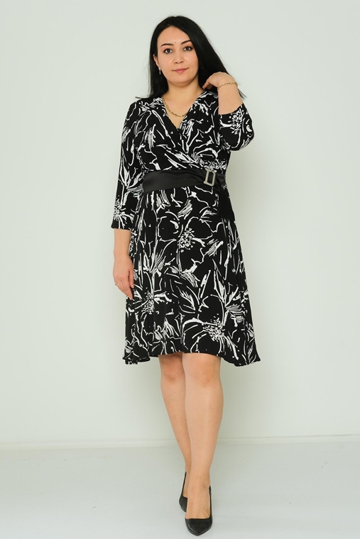 Biscuit Casual Dress Black