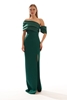 Hot Contact Night Wear Evening Dresses Blue Black-Red Emerald Emerald