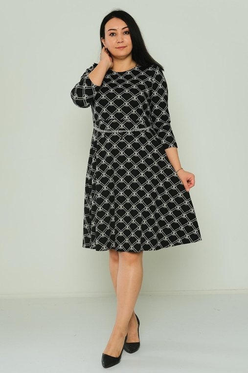 Biscuit Casual Dress Black