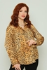 Zanzi Long Sleeve Casual Blouses 810LEOPAR 811LEOPAR 812LEOPAR 813LEOPAR 814LEOPAR 811LEOPAR