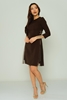 Mac Park Casual Dresses Black Brown Stone Kahverengi