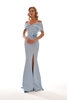 Hot Contact Night Wear Evening Dresses Black Blue Gold Ecru Powder Blue