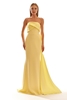 Hot Contact Night Wear Evening Dresses Black-Ecru Yellow