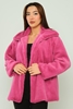 Explosion Casual Woman Coats Black Blue Sax Stone Fuchsia