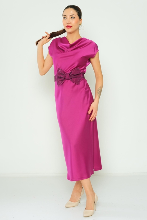 Favori Casual Dresses Black Bordeux Beige Fuchsia Powder Purple