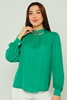 Excuse Casual Blouses Black Green Sax Macenta Yeşil