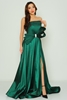 Odrella Night Wear Evening Dresses Black Beige Fuchsia Emerald Zümrüt