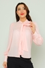 Mees Casual Blouses Black Red Powder Cream Pudra