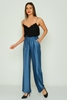 Fimore High Waist Casual Trousers البترول