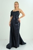 Hot Contact Night Wear Evening Dresses Black Navy Ecru Powder Mint Navy