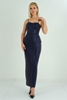 Hot Contact Night Wear Evening Dresses Black Navy Powder Mint أزرق غامق