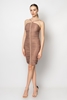 Rengin Night Wear Evening Dresses Black Brown Mink Brown