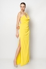 Rengin Night Wear Evening Dresses Black Yellow Turquoise Fuchsia الأصفر