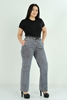 Mosento High Waist Street Wear Denim Trousers Black Blue Green Tile Khaki Purple قرميدة