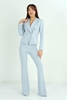 NOIX Casual Suits Black White Bordeux Navy Mink Sax Mint Baby Blue Baby Blue