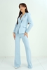 NOIX Casual Suits Black White Bordeux Navy Mink Sax Mint Baby Blue Baby Blue