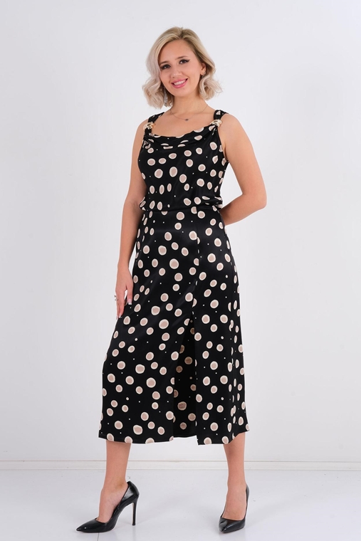 Milestone Casual Dresses Black Ecru