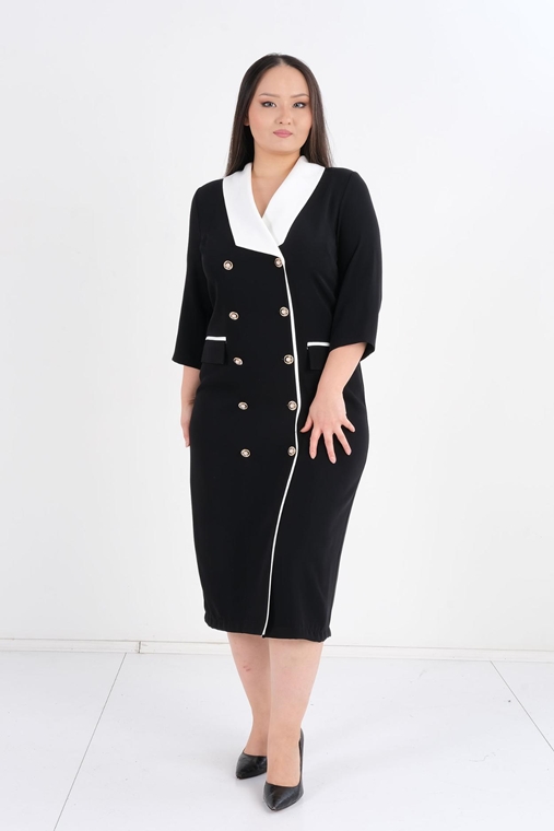 Modamila Casual Dress Black Navy