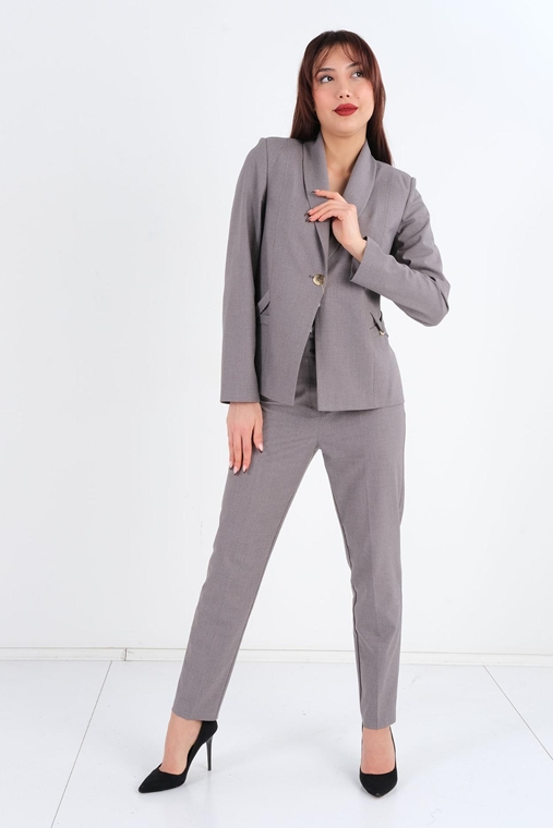 HKN Casual Suits Brown Navy indigo